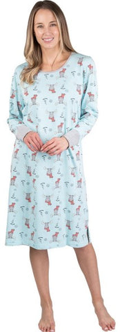 MISSY - Moose print nightgown by Patricia Lingerie