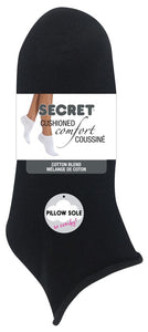 Cotton-rich cropped socks with cushioned sole - pack of 3 pairs