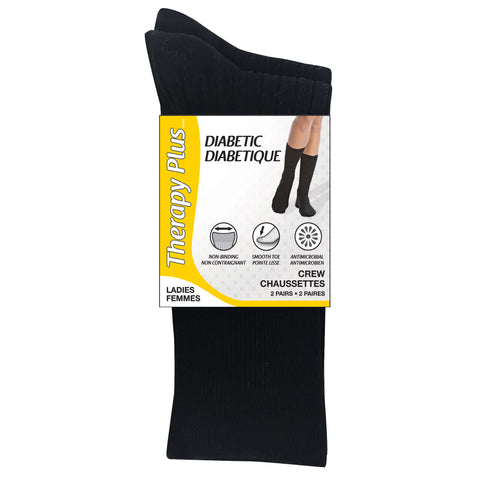 Diabetic socks for women - 2 pair pack
