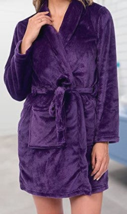 MELISSA - Robe de chambre courte en polar par Patricia Lingerie®