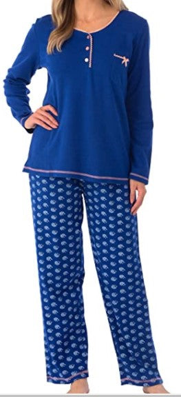 JULIE - Long-sleeved cotton pajamas Patricia Lingerie®