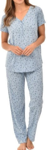 TANIA - Short-sleeved pyjama and long pants Patricia Lingerie®