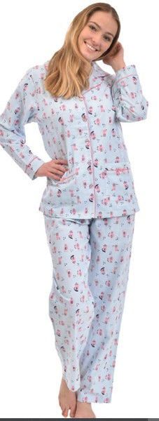 BEATRICE - Pyjama 100% flanelle de coton par Patricia Lingerie®