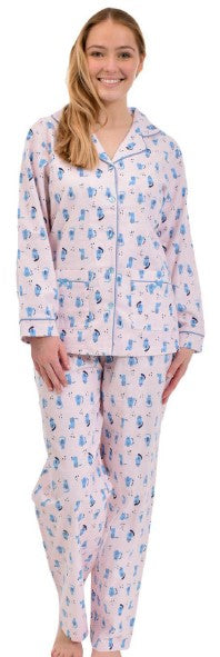 BEATRICE - Pyjama 100% flanelle de coton par Patricia Lingerie®