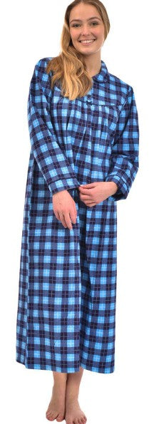 BETTY - Bossed cotton flannel nightgown by Patricia Lingerie – Boutique  Intimoda
