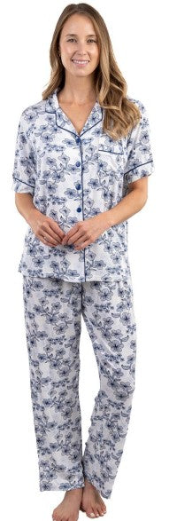 FLORALIE - Pyjama classique à manches courtes