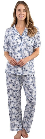 FLORALIE - Classic short-sleeved pyjama