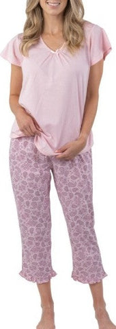 MELANIE - Pyjama Capri à manches courtes par Patricia Lingerie