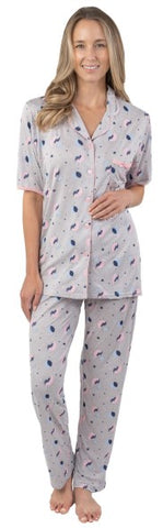 MARIE-PERLE - Collared pyjama by Patricia Lingerie