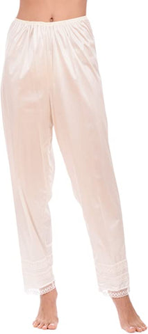 L'ÉLÉGANT - Pantalon doublure antistatique Patricia Lingerie avec bordure en dentelle
